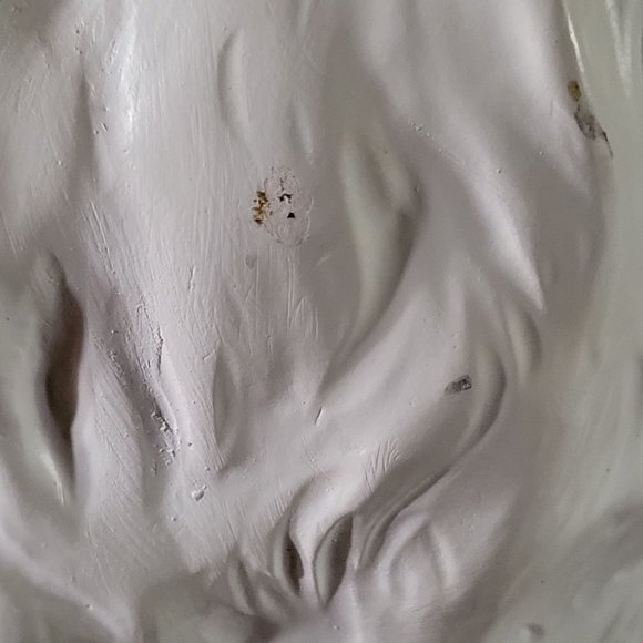 Vintage Plaster Bust of Child with Hands on Face, Vintage Female Bust *HEAVY - Picture 8 of 8